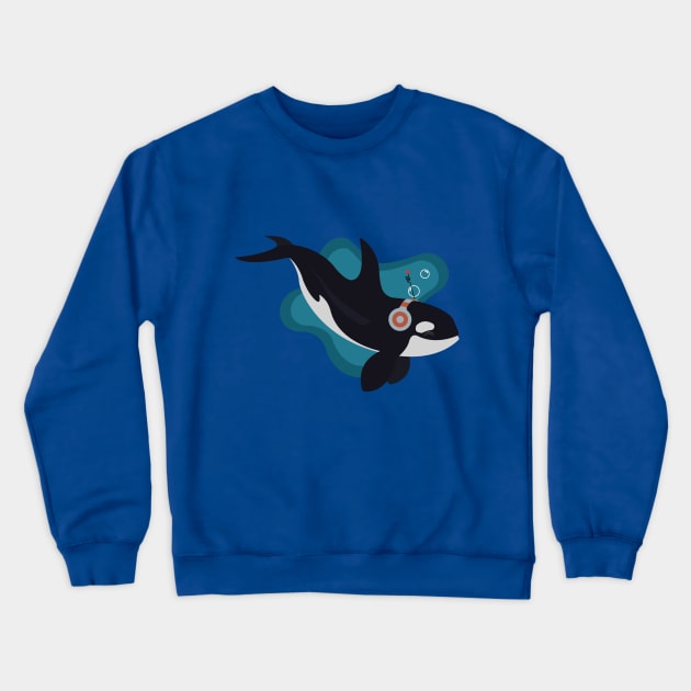 Orca Opera Crewneck Sweatshirt by Bluefooted